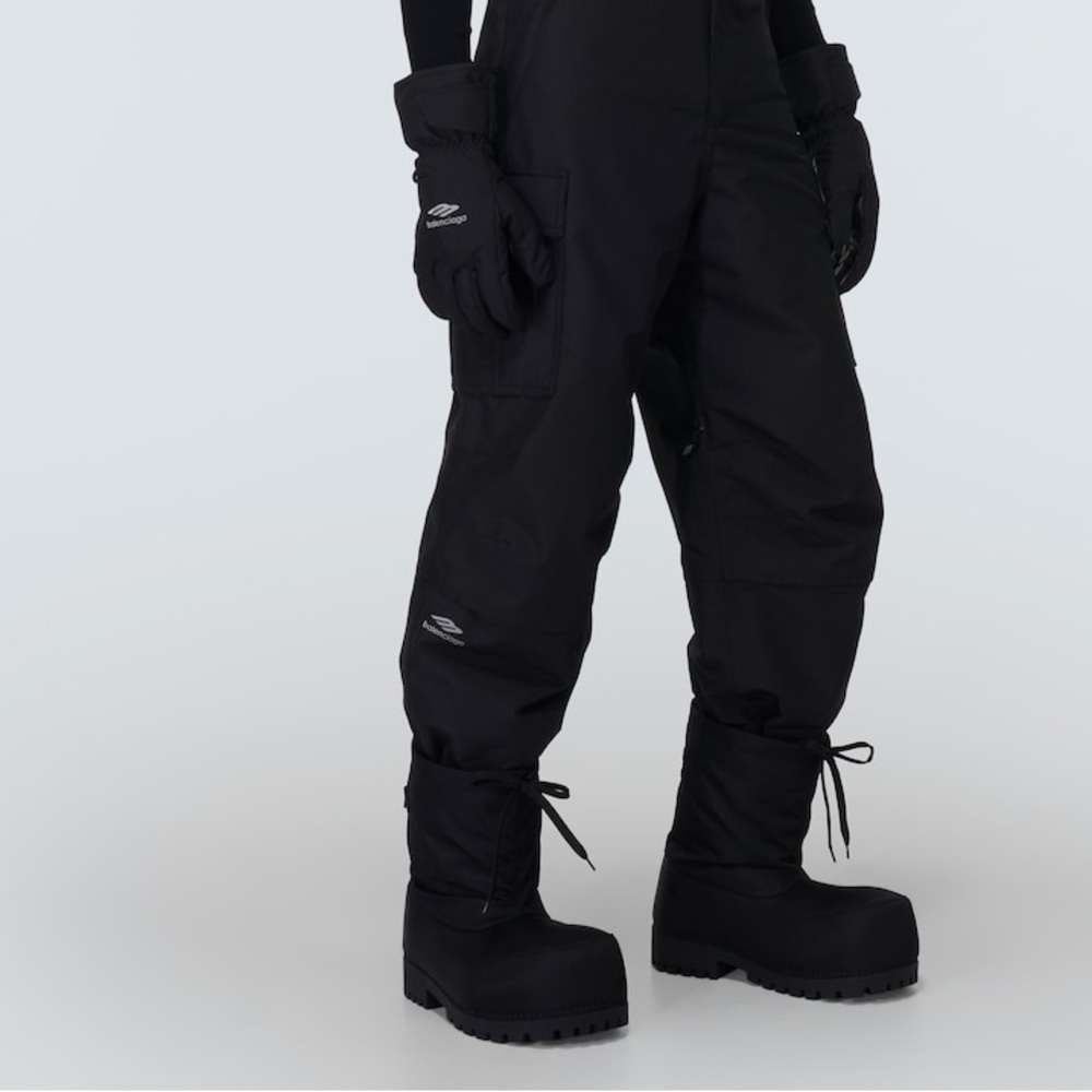 Balenciaga Skiwear Ski gloves leather gloves szS/M with dust bag Balenciaga Auth - Picture 3 of 14